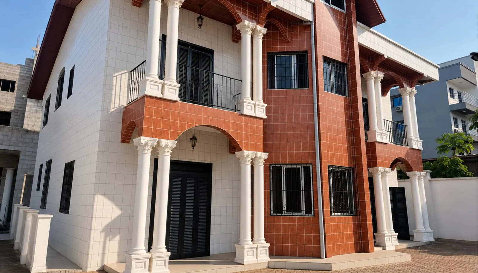 Façade de la résidence
